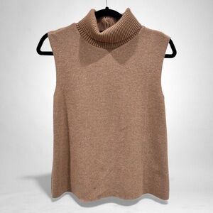 Zara Soft High Neck Top (Mid-Camel)
